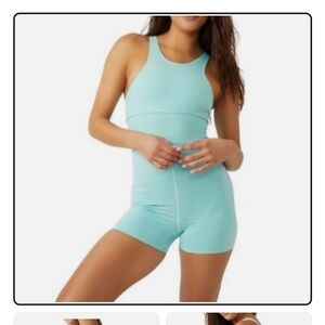 FP Movement by Free People Aqua Jumpsuit